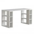 Γραφείο εργασίας Colmar Megapap χρώμα λευκό 140x60x75εκ
