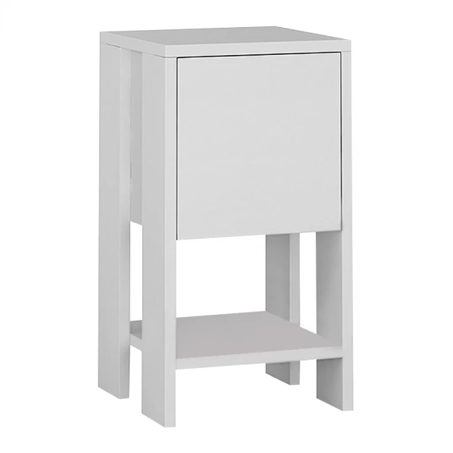 Κομοδίνο Ema Megapap χρώμα λευκό 30x30x55εκ.