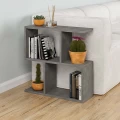 Βοηθητικό τραπεζάκι Homemania Megapap χρώμα γκρι ρετρό 60x20x60εκ.