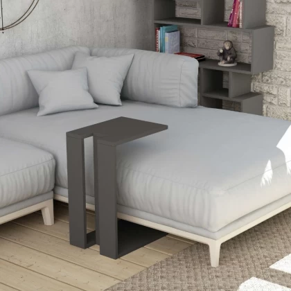Τραπεζάκι βοηθητικό Muju Megapap χρώμα ανθρακί 30x40x57εκ. Τραπεζάκι βοηθητικό Muju Megapap χρώμα ανθρακί 30x40x57εκ.