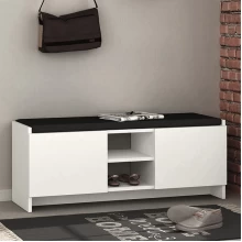 Παπουτσοθήκη Zulla Megapap χρώμα λευκό 110x37x43εκ.