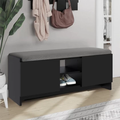 Παπουτσοθήκη Zulla Megapap χρώμα μαύρο 110x37x43εκ. Παπουτσοθήκη Zulla Megapap χρώμα μαύρο 110x37x43εκ.