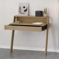 Γραφείο εργασίας Cowork Megapap χρώμα φυσικό οξιάς 94x50x91εκ.