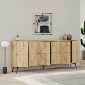 Μπουφές Dune Megapap χρώμα φυσικό οξιάς 184x35x77,4εκ.