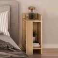 Κομοδίνο Elos Megapap σετ 2 τεμαχίων χρώμα sapphire oak 25x27x60εκ.