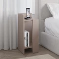 Κομοδίνο Elos Megapap σετ 2 τεμαχίων χρώμα ανοιχτή μόκα 25x27x60εκ.