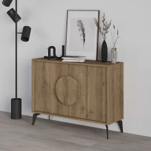 Μπουφές Gora Megapap χρώμα ανοιχτό καρυδί 110x35,6x82εκ.