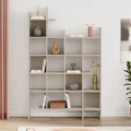 Βιβλιοθήκη Manco Megapap χρώμα sandstone 122x25,5x188εκ.