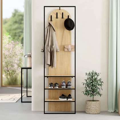 Έπιπλο εισόδου Archy Megapap χρώμα sapphire oak 53x31,7x180εκ. Έπιπλο εισόδου Archy Megapap χρώμα sapphire oak 53x31,7x180εκ.
