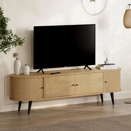 Έπιπλο τηλεόρασης Gentle Megapap χρώμα sapphire oak 180x40x52εκ. Έπιπλο τηλεόρασης Gentle Megapap χρώμα sapphire oak 180x40x52εκ.