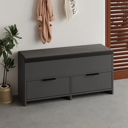 Παπουτσοθήκη Cove Megapap χρώμα ανθρακί 106x34x51,5εκ. Παπουτσοθήκη Cove Megapap χρώμα ανθρακί 106x34x51,5εκ.