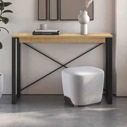 Κονσόλα Archie Megapap χρώμα sapphire oak 110x35x75εκ. Κονσόλα Archie Megapap χρώμα sapphire oak 110x35x75εκ.