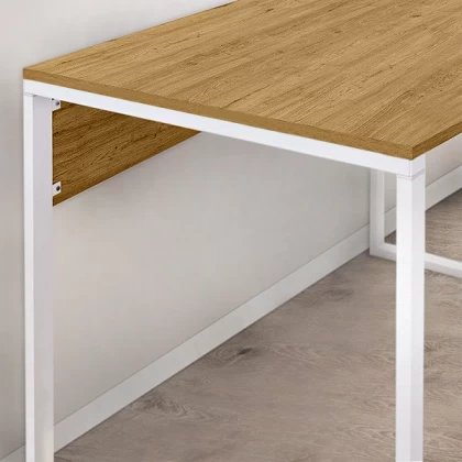 Γραφείο εργασίας Inna Megapap χρώμα sapphire oak - λευκό 110x60x75εκ. Γραφείο εργασίας Inna Megapap χρώμα sapphire oak - λευκό 110x60x75εκ.