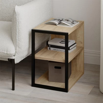 Τραπεζάκι βοηθητικό - Κομοδίνο Echo Megapap χρώμα sapphire oak 30x42x45εκ. Τραπεζάκι βοηθητικό - Κομοδίνο Echo Megapap χρώμα sapphire oak 30x42x45εκ.