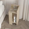 Κομοδίνο Elos Megapap δεξί χρώμα travertine 25x27x60εκ.