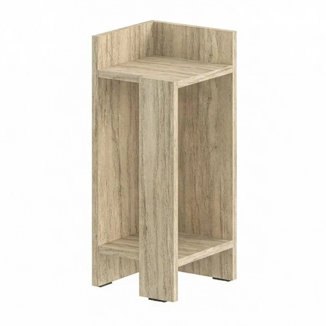 Κομοδίνο Elos Megapap αριστερό χρώμα travertine 25x27x60εκ.