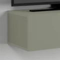 Έπιπλο τηλεόρασης επιτοίχιο Francy Megapap χρώμα ash green 135x31,7x25εκ.
