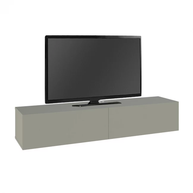 Έπιπλο τηλεόρασης επιτοίχιο Francy Megapap χρώμα ash green 135x31,7x25εκ.