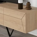 Έπιπλο τηλεόρασης Jacomen Megapap χρώμα sapphire oak 160x35x43εκ.