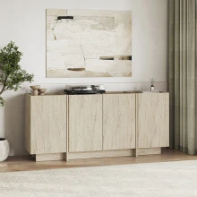 Μπουφές Dorma Megapap χρώμα travertine 180x45x80,2εκ.