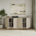 Μπουφές Dorma Megapap χρώμα travertine 180x45x80,2εκ.