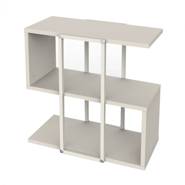 Τραπεζάκι βοηθητικό Homia Megapap χρώμα sandstone 56x25x56,5εκ.