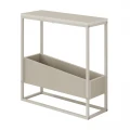 Τραπεζάκι βοηθητικό Lido Megapap χρώμα sandstone 60x22x62εκ.