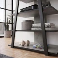 Έπιπλο τηλεόρασης Lyno Megapap χρώμα γκρι ρετρό 70,4x54x80εκ.