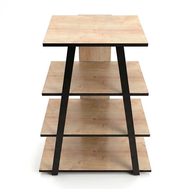 Έπιπλο τηλεόρασης Lyno Megapap χρώμα sapphire oak 70,4x54x80εκ.
