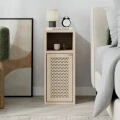 Κομοδίνο Inca Megapap χρώμα light oak 25,2x32x60εκ.