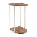 Τραπεζάκι βοηθητικό Roya Megapap χρώμα καρυδί Ud 41,5x32x56εκ.