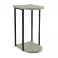 Τραπεζάκι βοηθητικό Roya Megapap χρώμα ash green 41,5x32x56εκ.