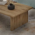 Τραπεζάκι σαλονιού Loana Megapap χρώμα καρυδί Ud 120x70x40εκ.