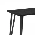 Τραπέζι Xana Megapap χρώμα black wood 120x70x77,5εκ.