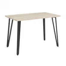 Τραπέζι Xana Megapap χρώμα travertine 120x70x77,5εκ.