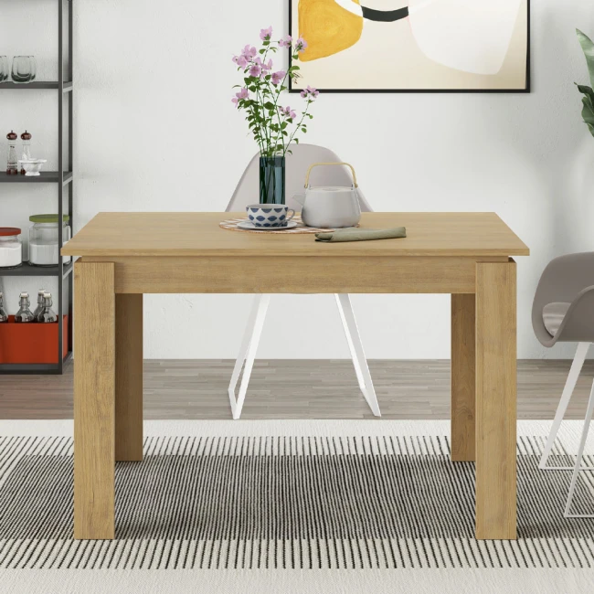 Τραπέζι Tolmen Megapap επεκτεινόμενο χρώμα sapphire oak 120/170x80x75εκ.