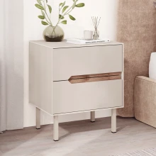 Κομοδίνο Arch Megapap χρώμα sandstone 45x35x52,5εκ.
