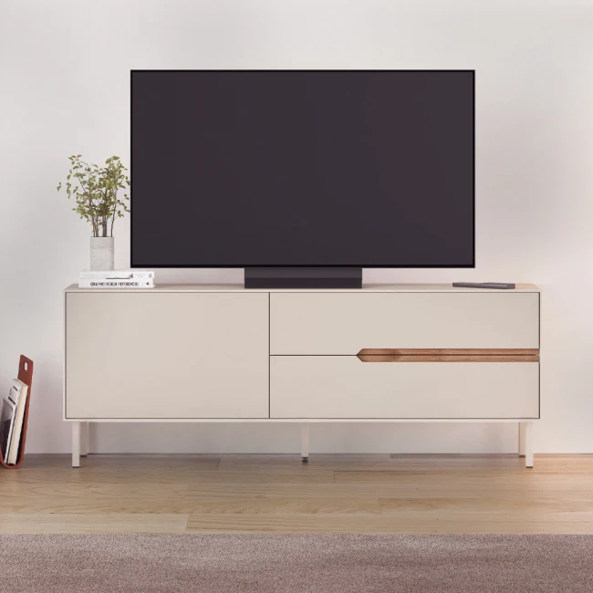 Έπιπλο τηλεόρασης Arch Megapap χρώμα sandstone 150x35x56,5εκ.