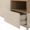 Έπιπλο τηλεόρασης Cailin Megapap χρώμα sandstone - sepet oak 140x41,8x55εκ.
