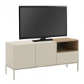 Έπιπλο τηλεόρασης Cailin Megapap χρώμα sandstone - sepet oak 140x41,8x55εκ.