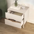 Κομοδίνο Marquise Megapap χρώμα sandstone 50x35x52,3εκ.
