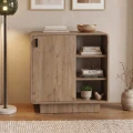 Μπουφές Rovel Megapap χρώμα sepet oak 80,3x39x80,4εκ.