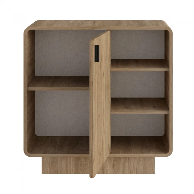 Μπουφές Rovel Megapap χρώμα sepet oak 80,3x39x80,4εκ.