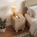 Κομοδίνο Doro Megapap χρώμα sepet oak 35,3x34x51εκ.