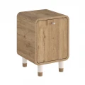 Κομοδίνο Doro Megapap χρώμα sepet oak 35,3x34x51εκ.