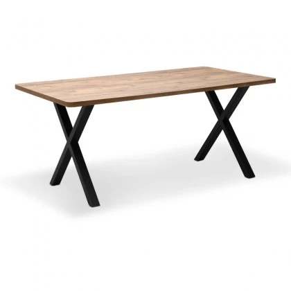 Τραπέζι Jeremy Megapap Mdf - μεταλλικό χρώμα ακακίας 140x80x75εκ. Τραπέζι Jeremy Megapap Mdf - μεταλλικό χρώμα ακακίας 140x80x75εκ.