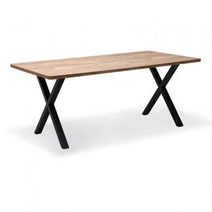 Τραπέζι Jeremy Megapap Mdf - μεταλλικό χρώμα ακακίας 160x80x75εκ. Τραπέζι Jeremy Megapap Mdf - μεταλλικό χρώμα ακακίας 160x80x75εκ.
