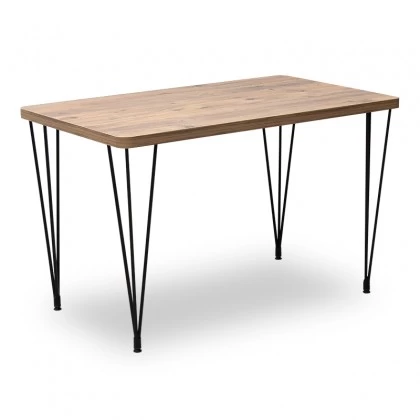 Τραπέζι Roger Megapap Mdf - μεταλλικό χρώμα ακακίας 120x70x75εκ. Τραπέζι Roger Megapap Mdf - μεταλλικό χρώμα ακακίας 120x70x75εκ.