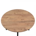 Τραπέζι Zeno Megapap χρώμα ακακίας Ø110x73,5εκ.