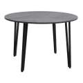 Τραπέζι Zeno Megapap χρώμα σκούρο γκρι σκυροδέματος Ø110x73,5εκ.